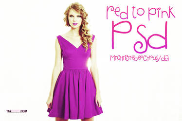 Red to Pink PSD