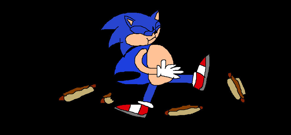 Sonic eated all chili dogs. by SpyroUp on DeviantArt