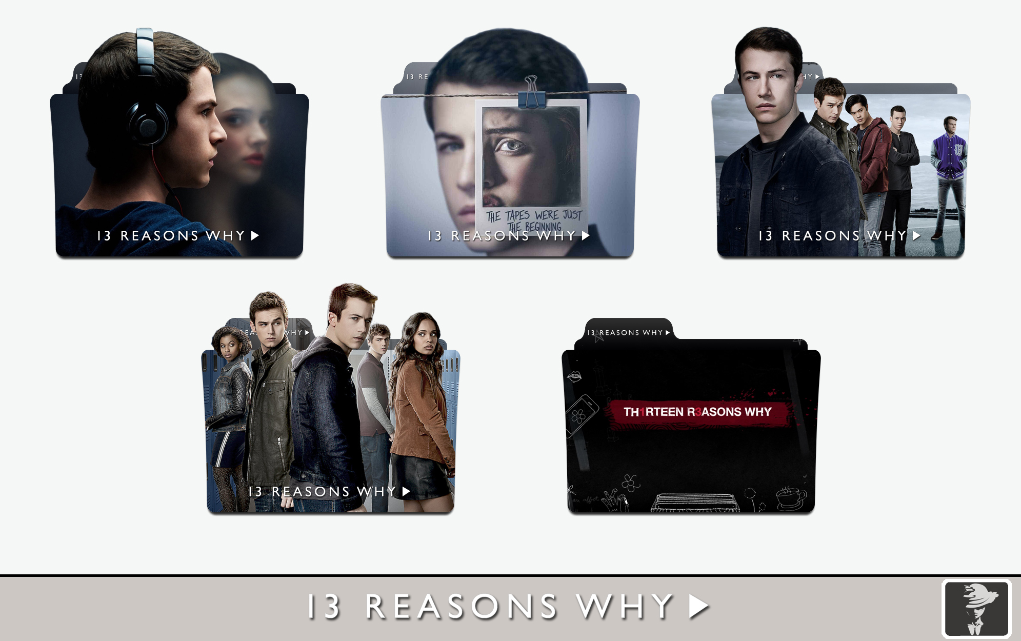 13 Reasons Why Folder Icon Pack by IMAF4NBOY on DeviantArt