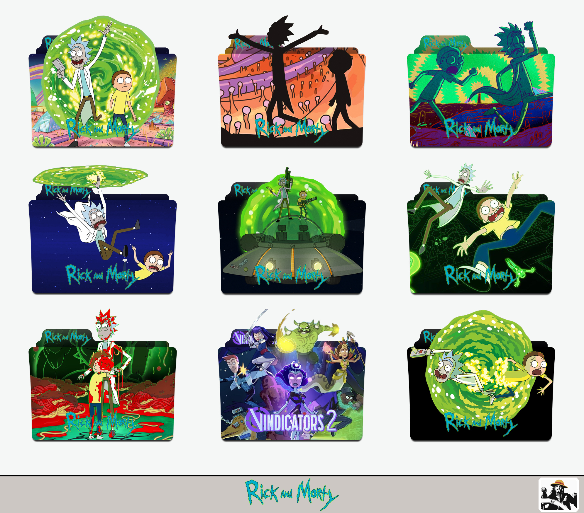 Rick and Morty Folder Icon Pack by IMAF4NBOY on DeviantArt