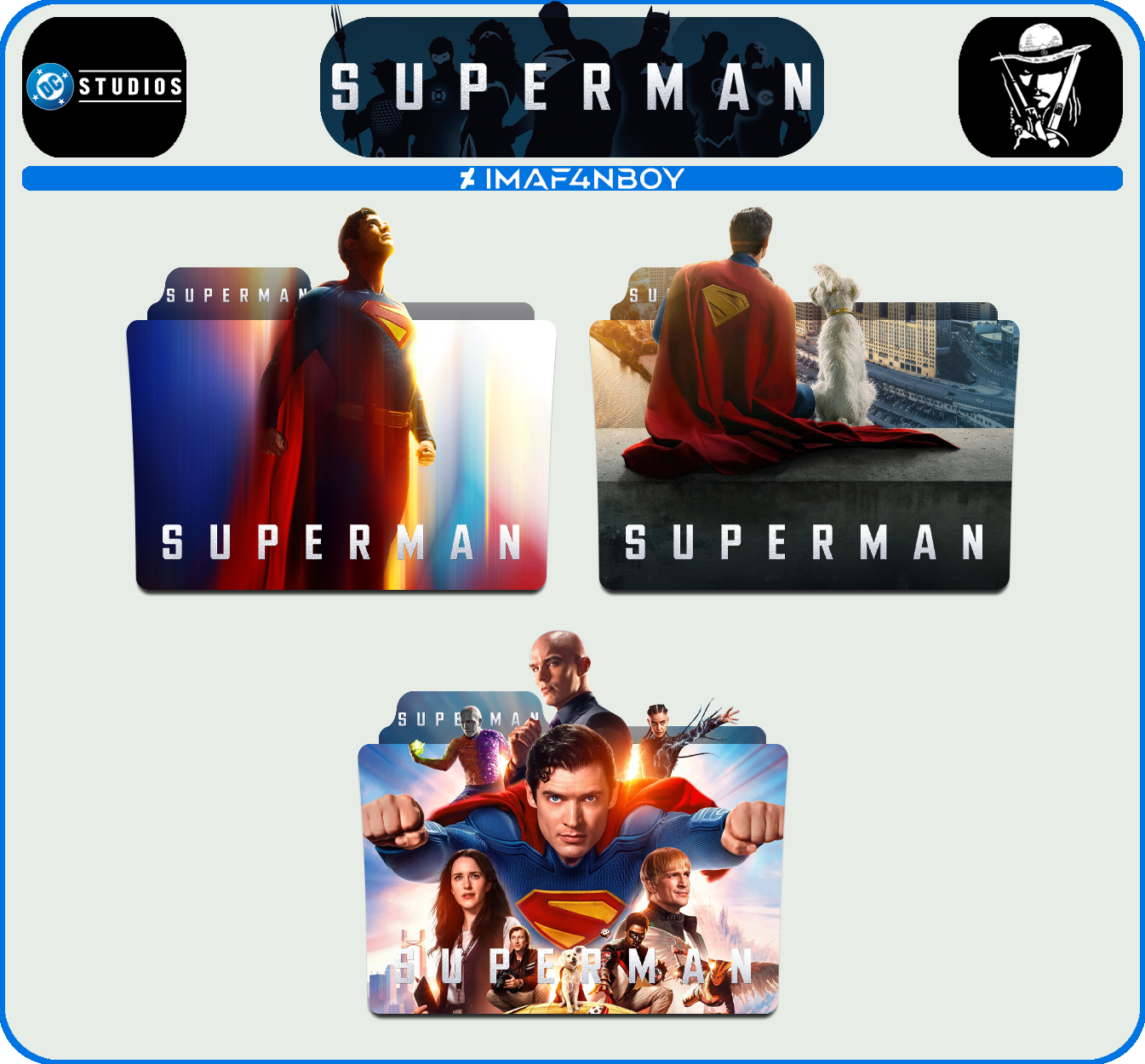 Superman (2025) Folder Icon Pack by IMAF4NBOY on DeviantArt