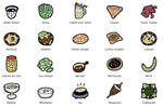 Lebanese food icons - Mac