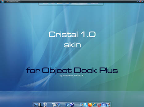 Cristal 1.0 skin Object Dock