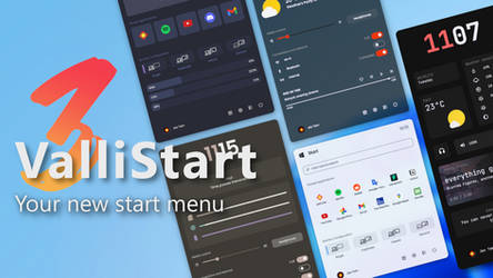 ValliStart - Start menu replacement by JaxOriginals