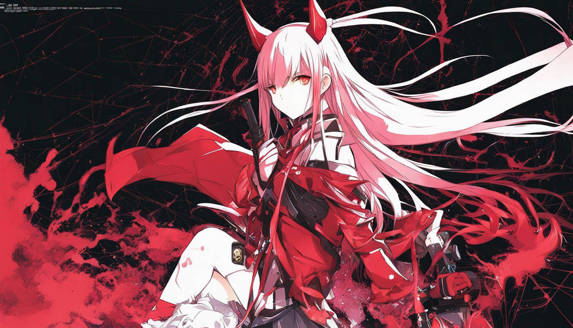 Pink hair devil anime girl by Sorole on DeviantArt
