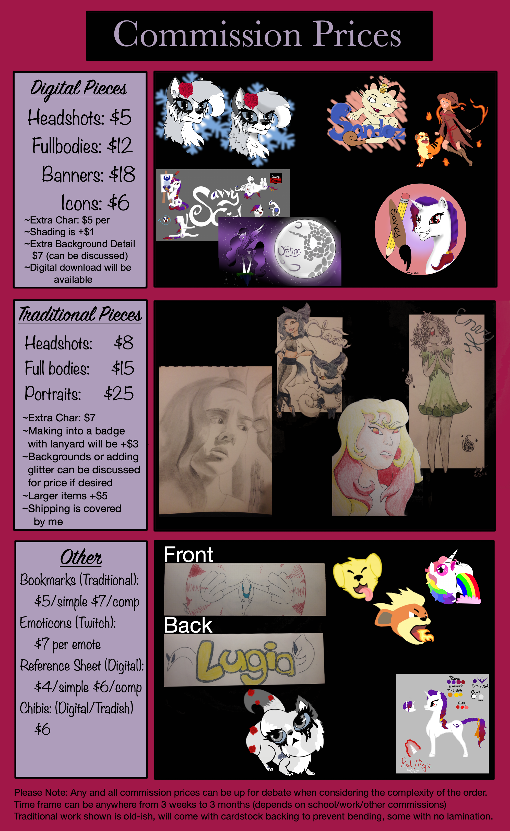 Commission Prices by SavvyGirl18 on DeviantArt