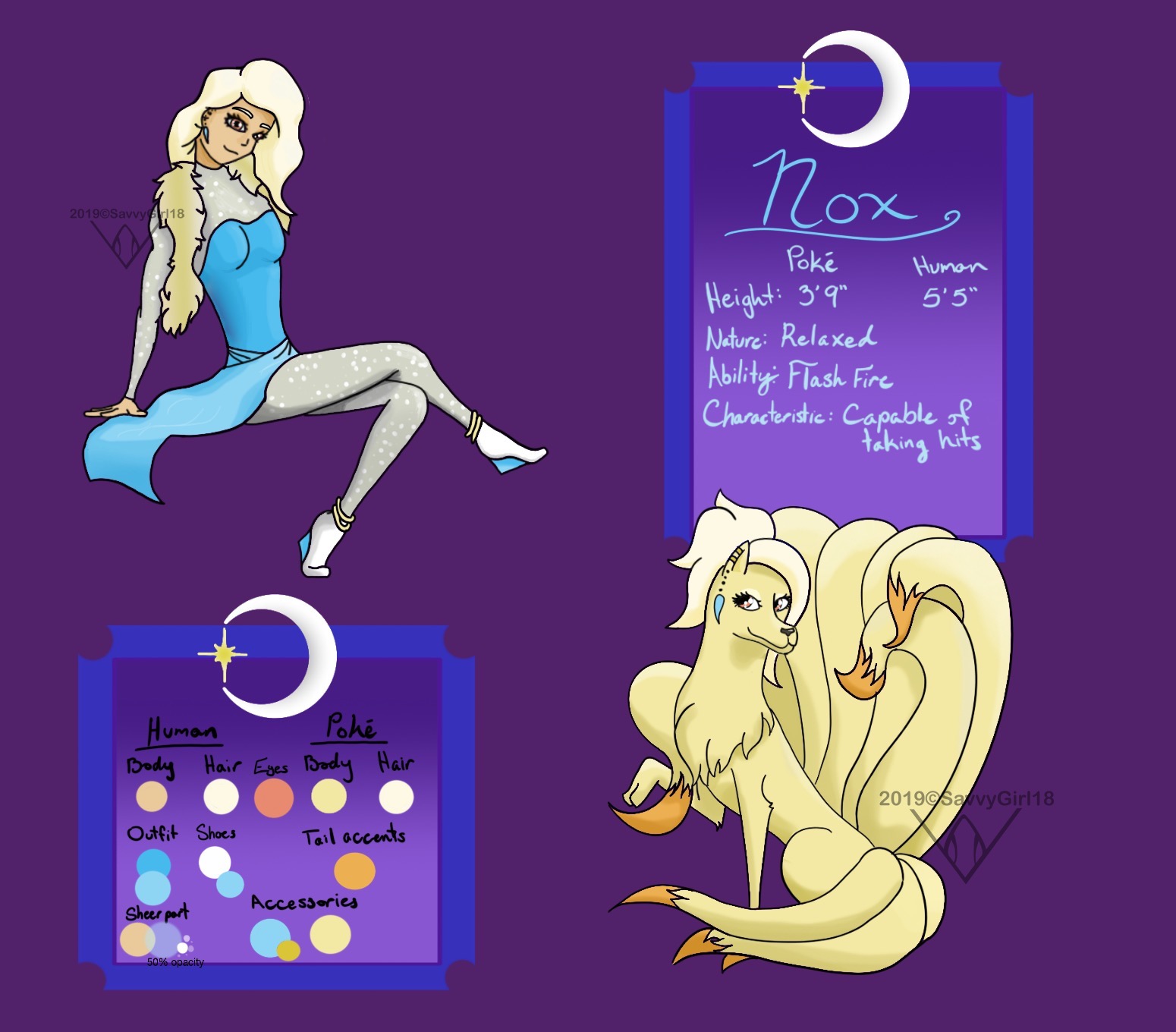 Nox Reference by SavvyQueen18 on DeviantArt
