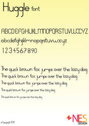 Huggle Font