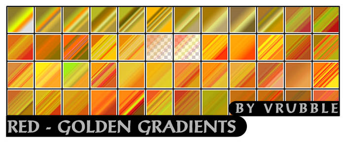 Red-golden gradients.