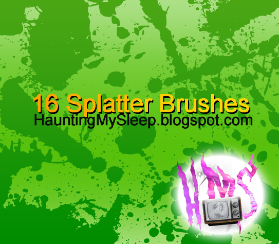 16 Splatter Brushes