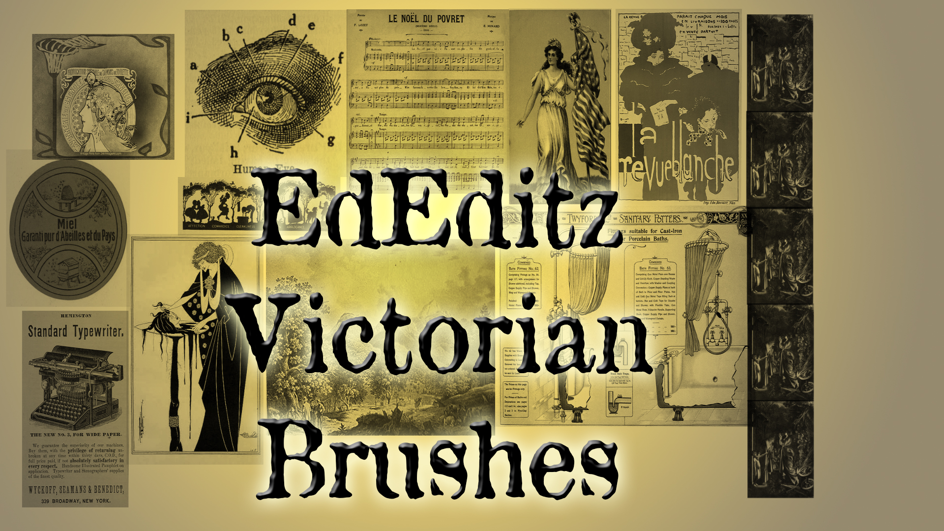 Victorian Brushes for by NightstreetDreamer on DeviantArt