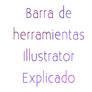 Barra herramientas Illustrator