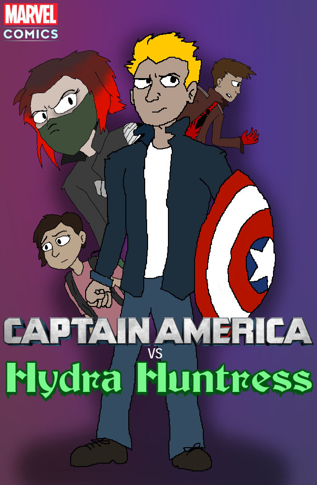 Captain America vs Hydra Huntress by David-Heath on DeviantArt