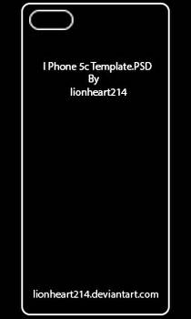 IPhone 5C Template .PSD