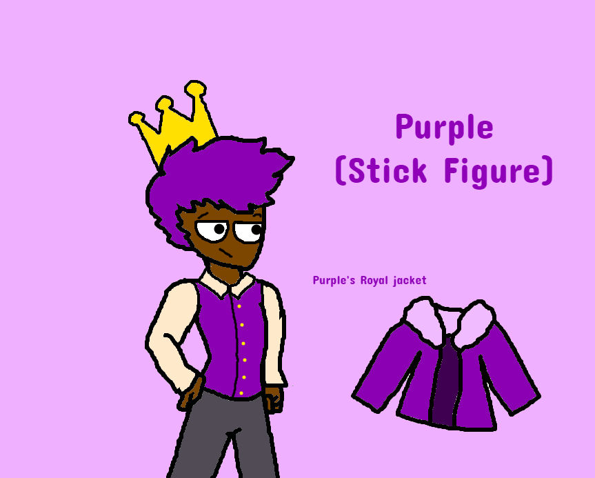 Purple Stick Figure Fanart by luv2playgames on DeviantArt