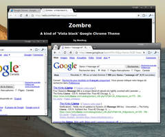 Google Chrome - ZOMBRE theme