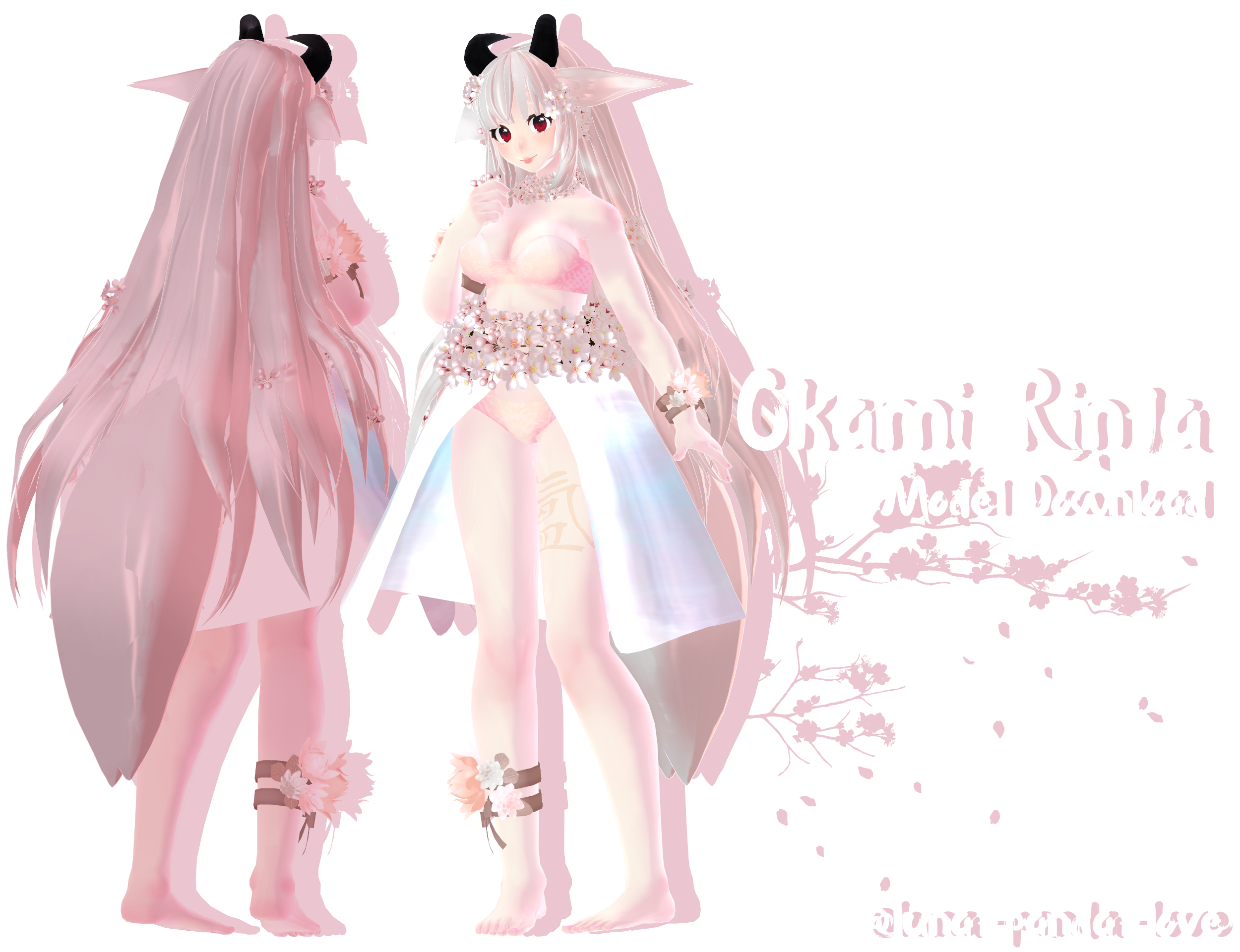 [MMD Model DL] Okami Rinta -Update-