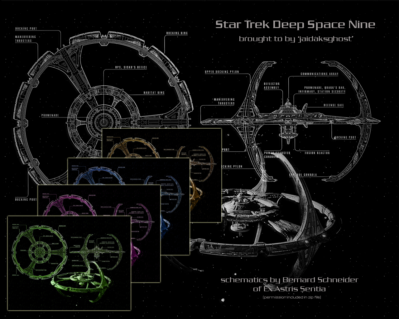 Deep Space Nine Schematics by jaidaksghost on DeviantArt