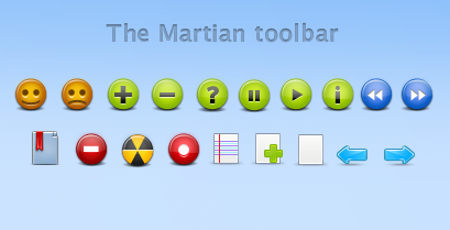 The Martian toolbar