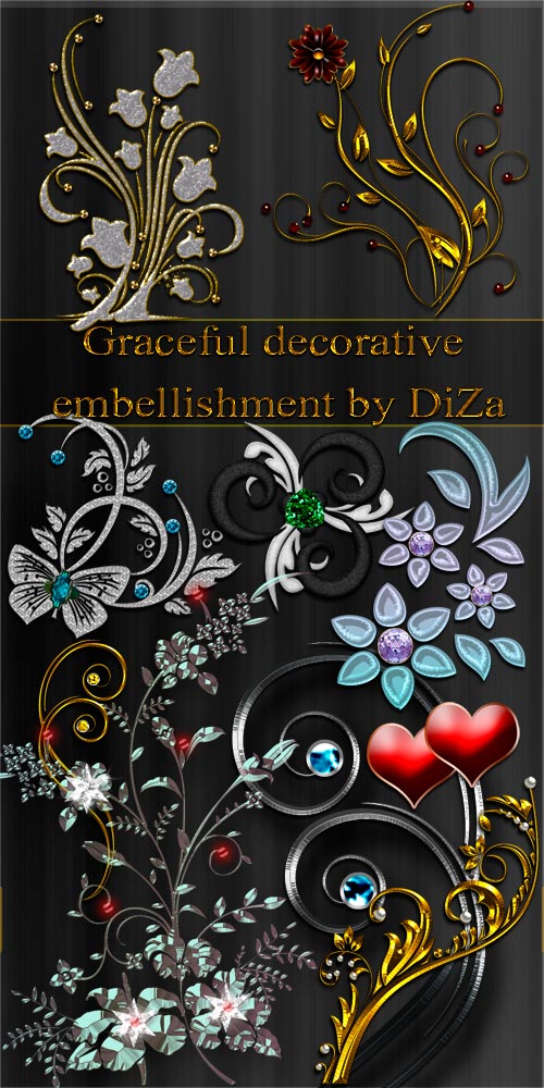 Graceful decorative embellishm