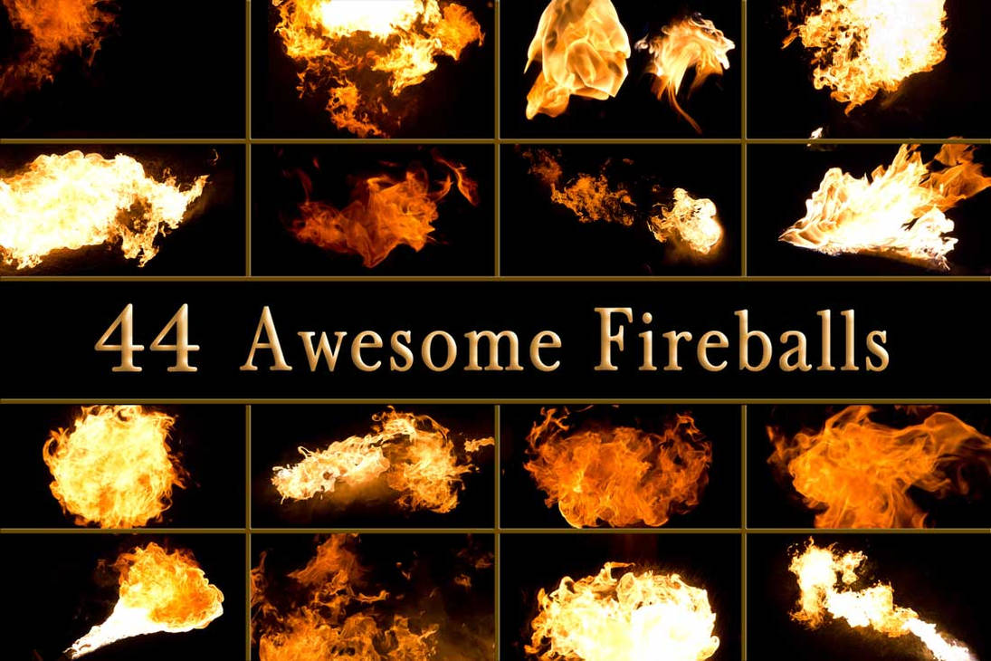 44 Awesome Fireballs of Flame Fire by Archangelical-Stock