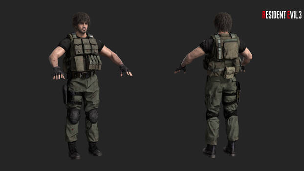 re3remake (demo): carlos oliveira