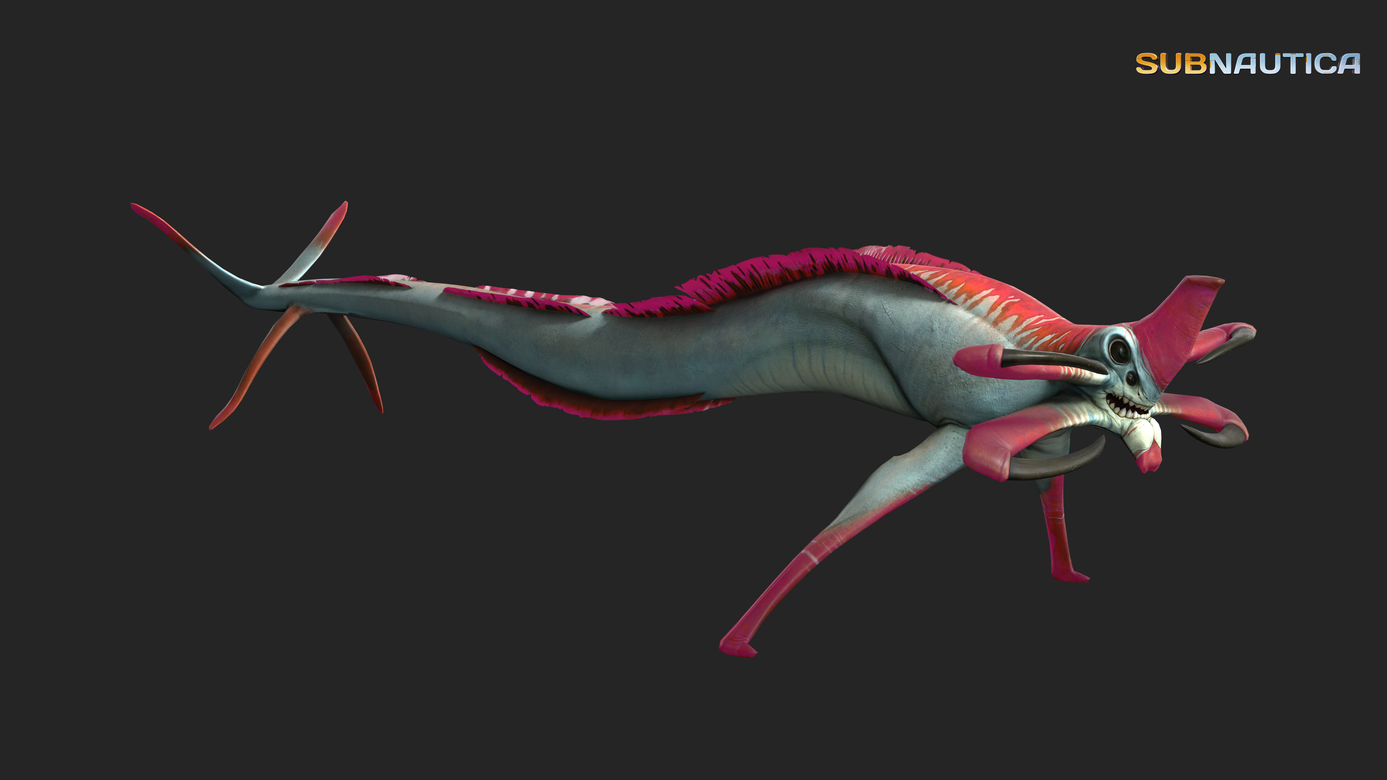 Scanned a Reaper Leviathan  barely : r/subnautica