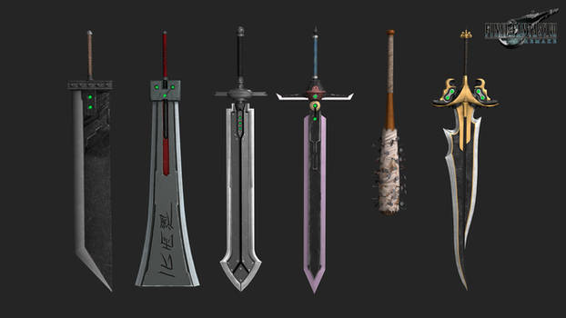 FFVIIR: cloud strife weapon