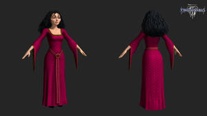 kingdom hearts 3: mother gothel young