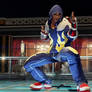 Jin Kazama Hood on (Tekken 4) VF5Revo mod