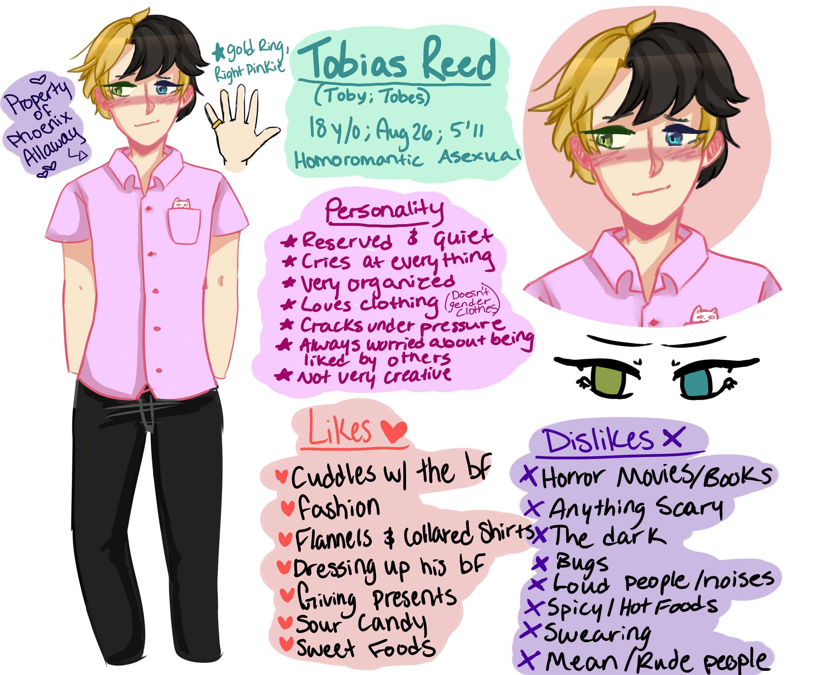 Toby Reed Reference Sheet by suibun on DeviantArt