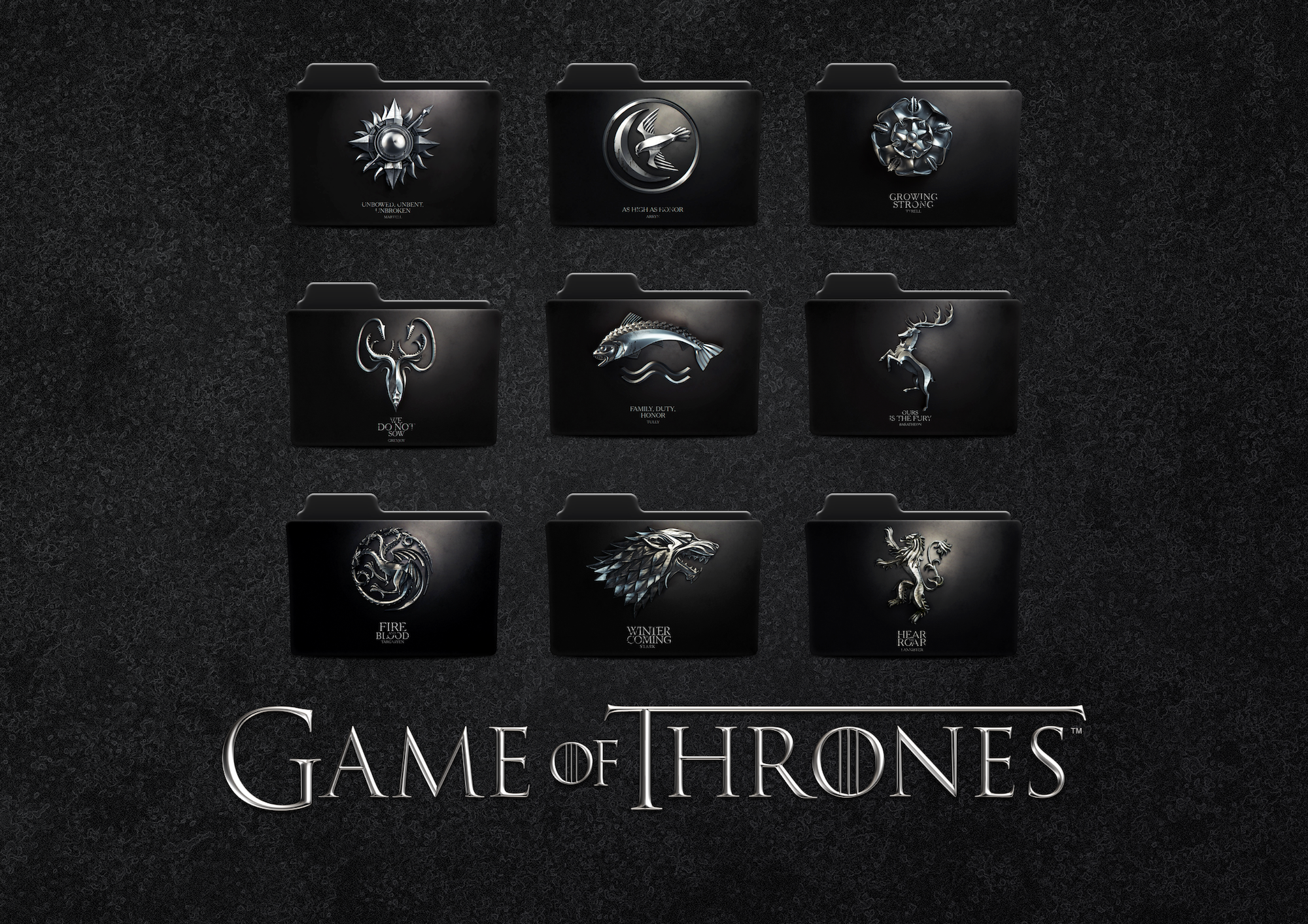 Game Of Thrones House Sigil Folder Icons, Martell transparent