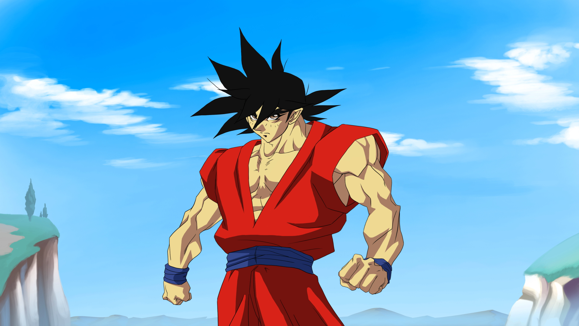 Goku Ssj2 Recolor by RenanFNA on DeviantArt