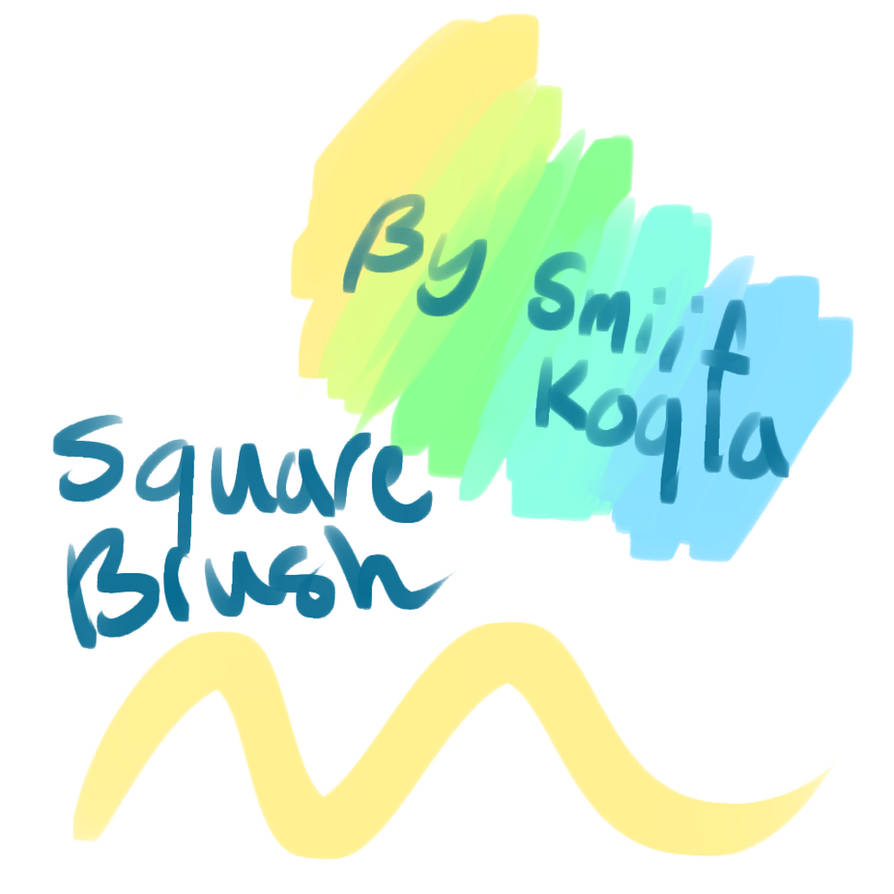Square brush For Clipstudio paint by SmiifKoqla on DeviantArt