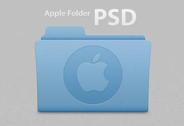 Apple Folder .PSD Template