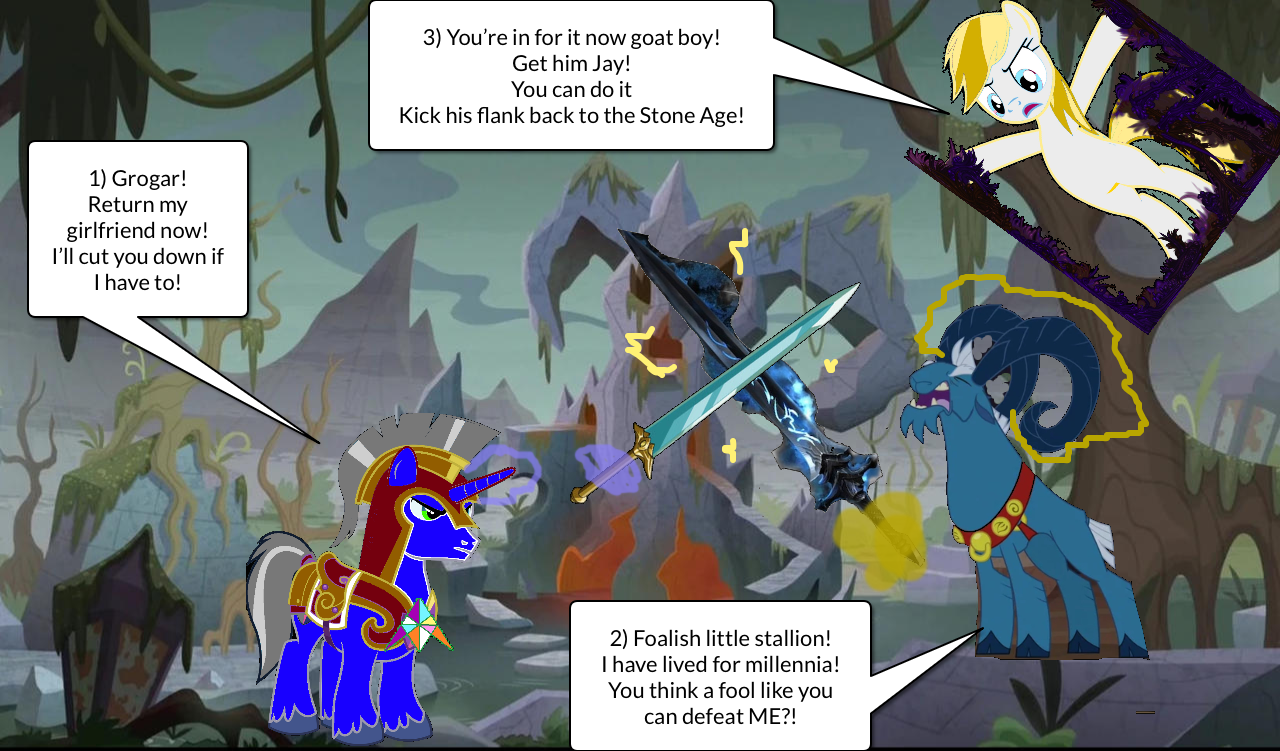 Jay VS Grogar by Equestriasservant on DeviantArt
