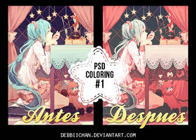 PSD Coloring #1 by Debbiichan