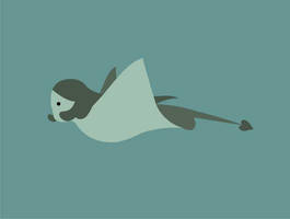 Swim Test 1: Manta Ray Mermaid