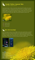 Dandy Yellow Journal Skin