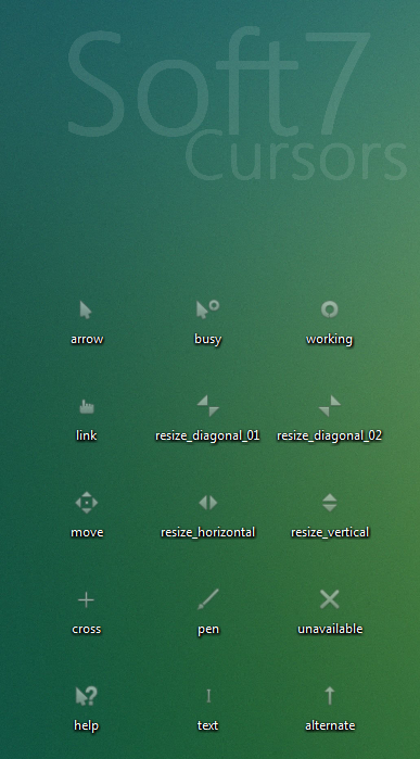 Soft7 Cursors by maxxdogg on DeviantArt