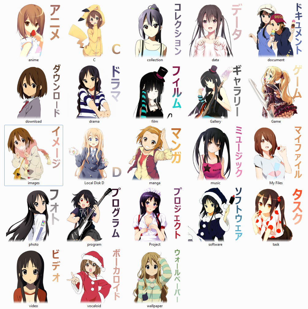 Anime Icons For Windows