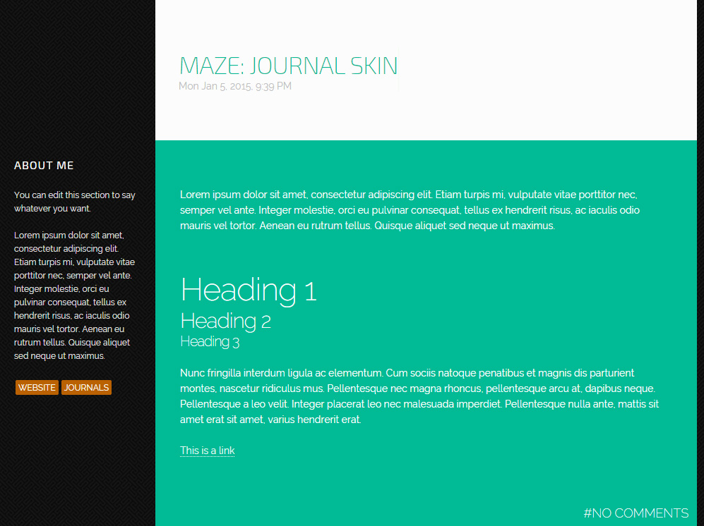 MAZE: Journal Skin