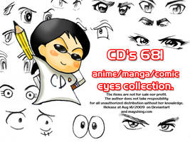 681 anime eyes collection