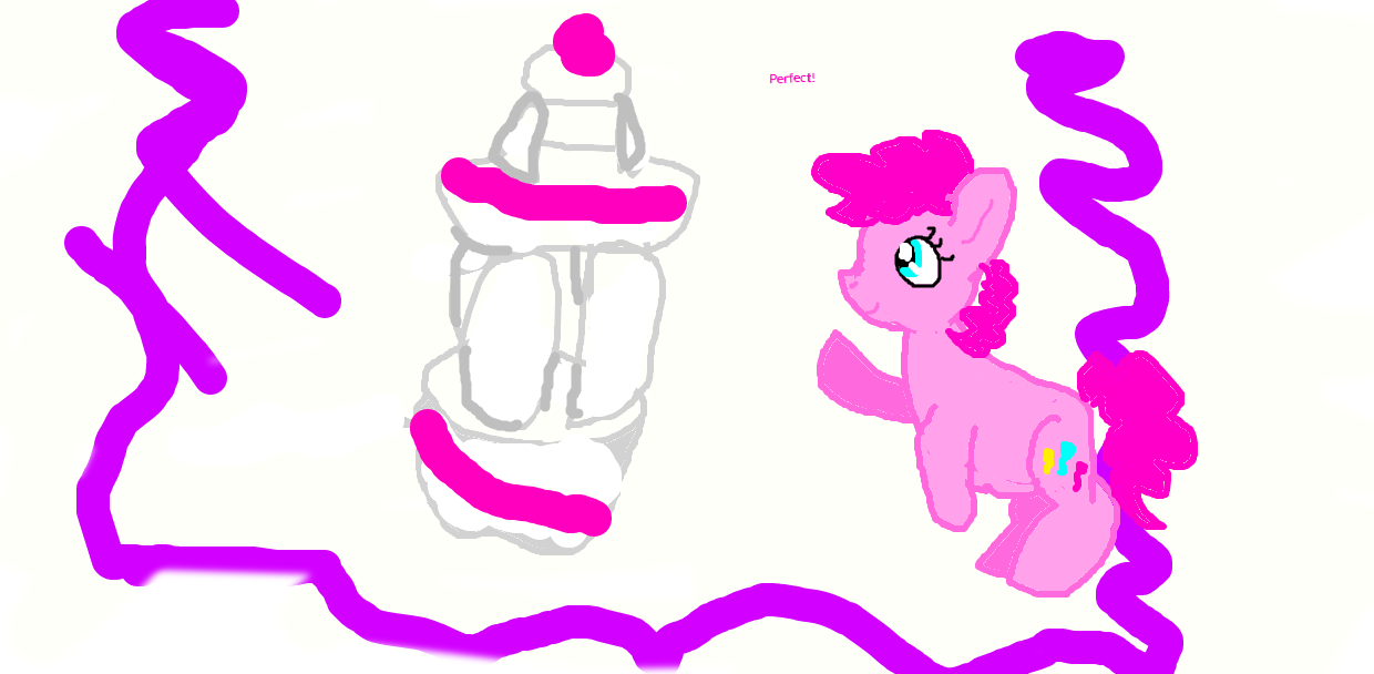 Pink Cake Deviantart Pinkie Pie and the cake by sunnydaze12 on DeviantArt