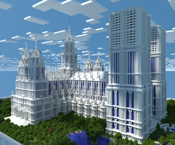 White Cathedral Minecraft Map by ekynn on DeviantArt