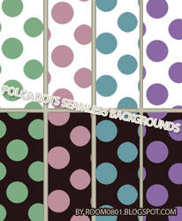 Polka dots seamless Backgrounds