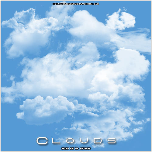 Brush Set - Clouds v1