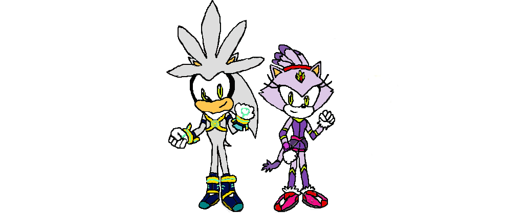 Sonic Boom Silver and Blaze by SweetGems on DeviantArt