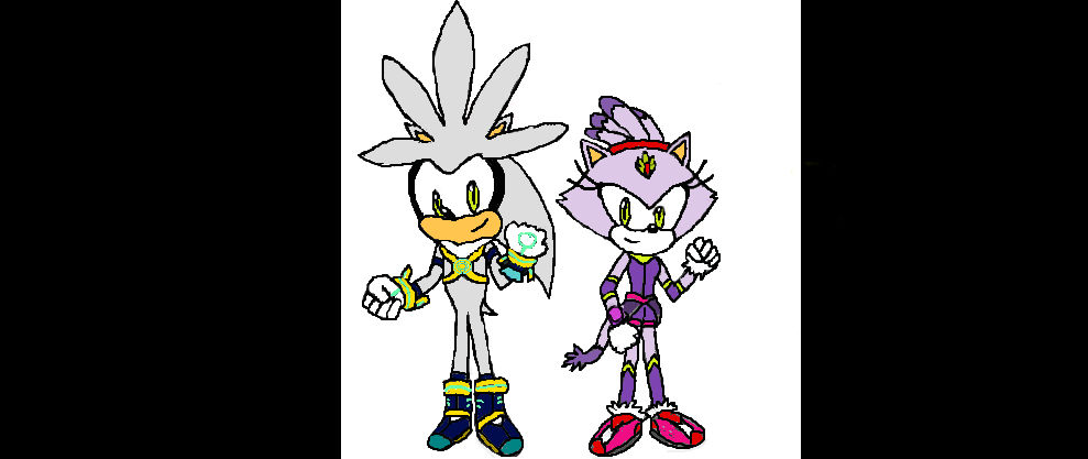 Sonic Boom Silver and Blaze by SweetGems on DeviantArt