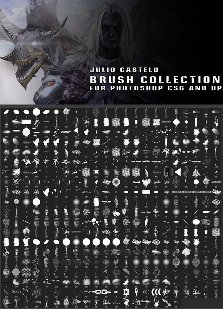 Julio Castelo Brush  Collection for Photoshop  CS6 a by 